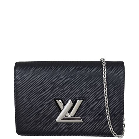 louis vuitton twist belt chain wallet|louis vuitton book chain wallet.